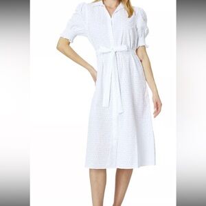 White Tommy Hilfiger White Midi Dress